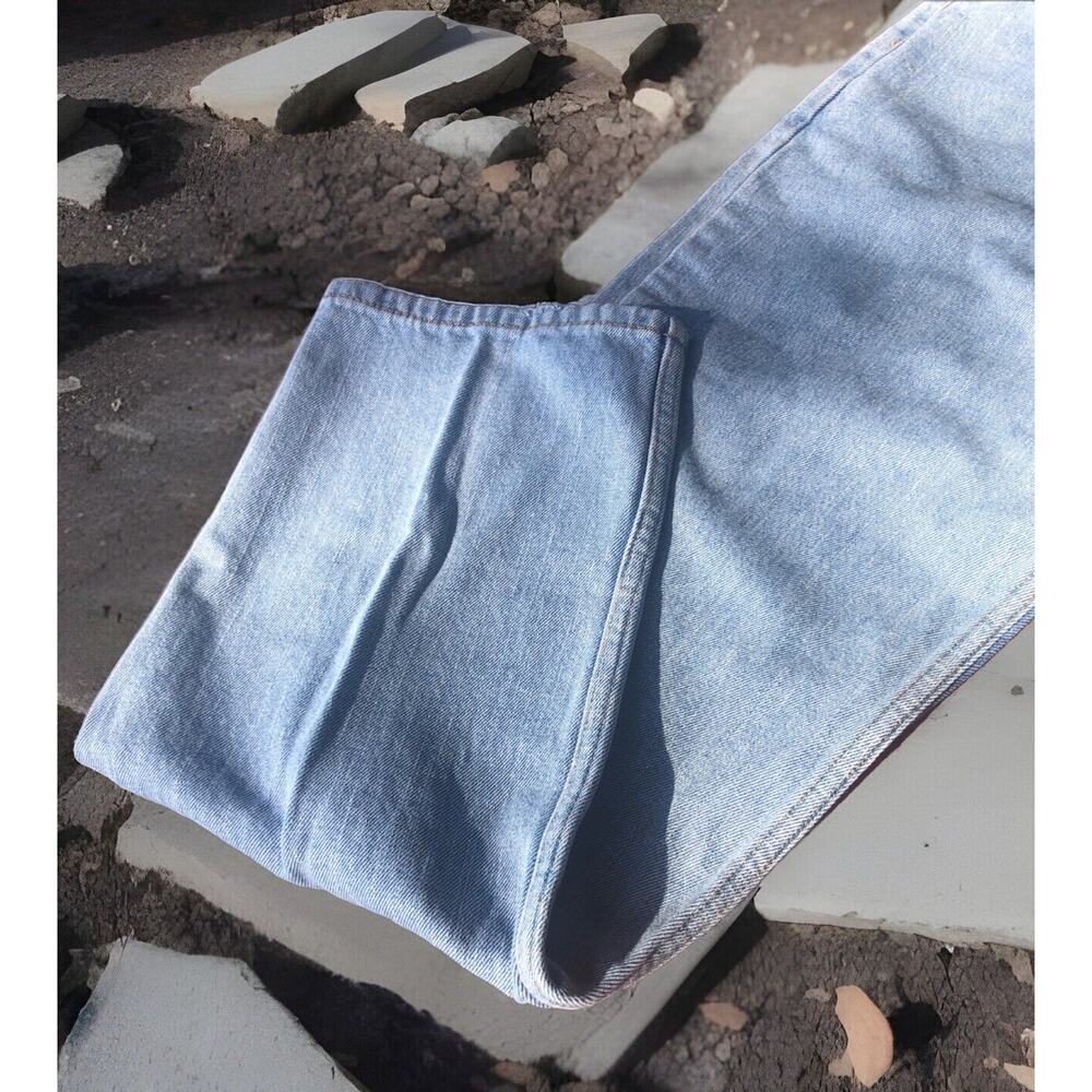 Levi's 550 Men's Jeans 34 x 34 Y2K Regular Fit Straight‎ Leg Light Blue Denim - Picture 2 of 10